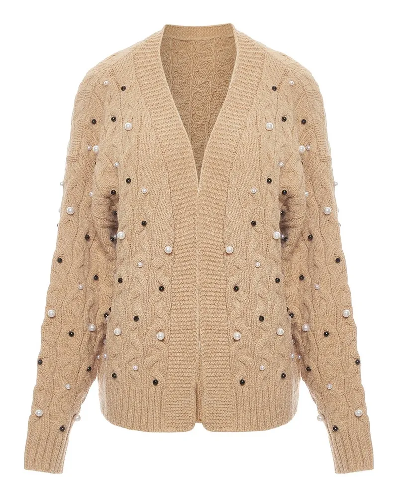 FAINA Strickjacke Beige