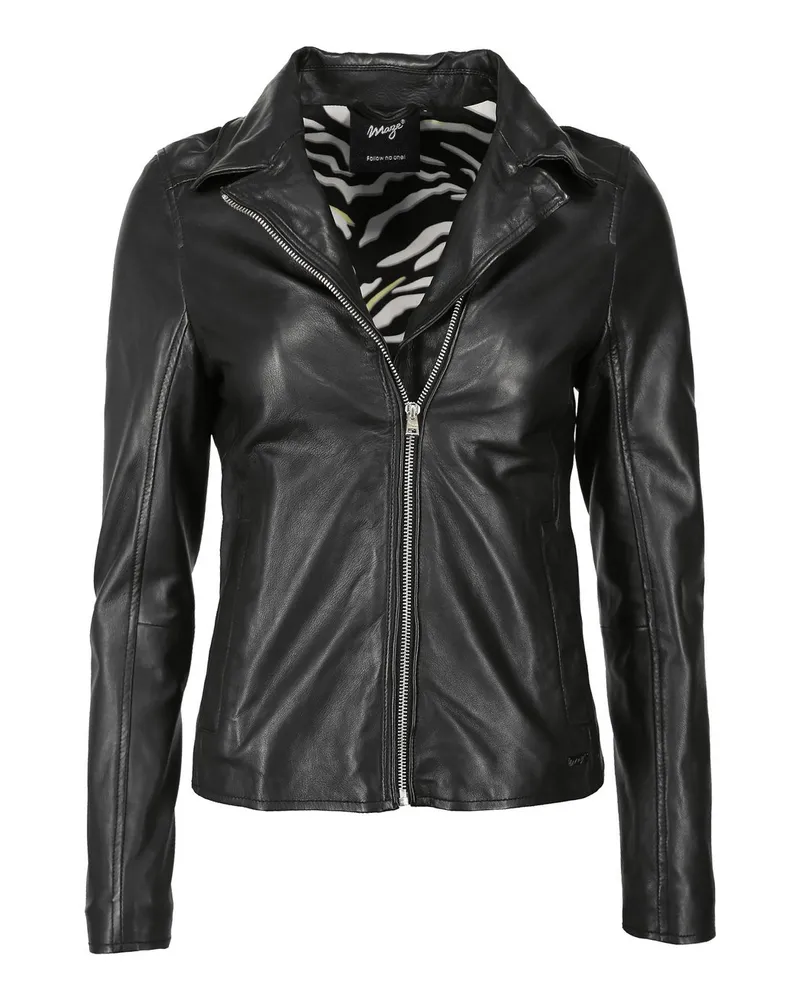 Maze Lederjacke Schwarz