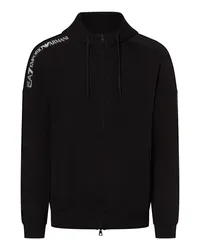 EA7 Sweatjacke Schwarz