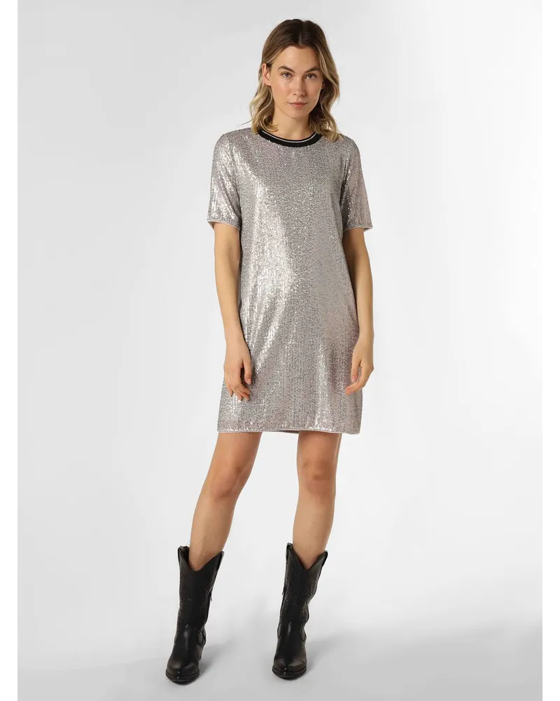 COMMA Kleid Silber