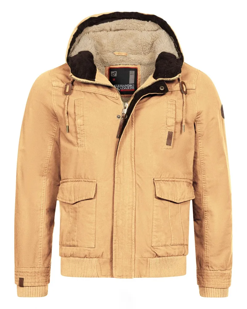 Alessandro Salvarini Winterjacke Braun