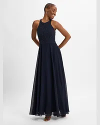 Marie Lund Abendkleid Blau