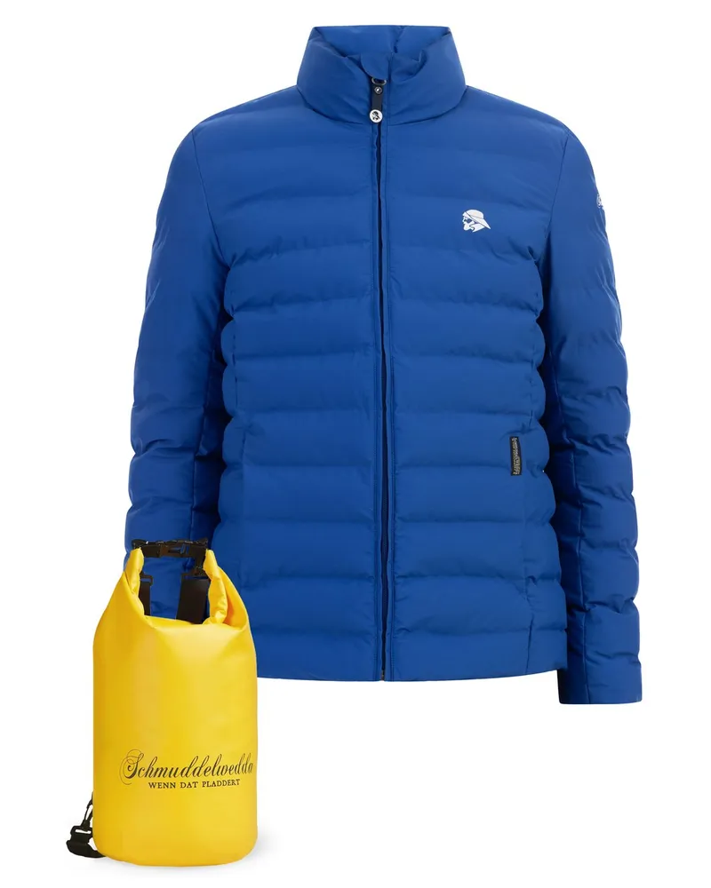 Schmuddelwedda Übergangsjacke + Tagesrucksack Blau