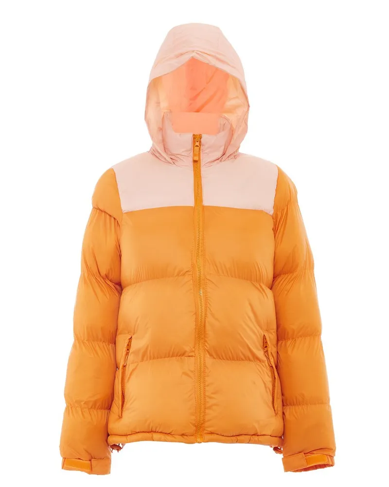 My Mo Wattierte Steppjacke Orange