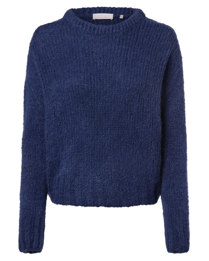 Rich&Royal Pullover mit Mohair-Anteil Blau