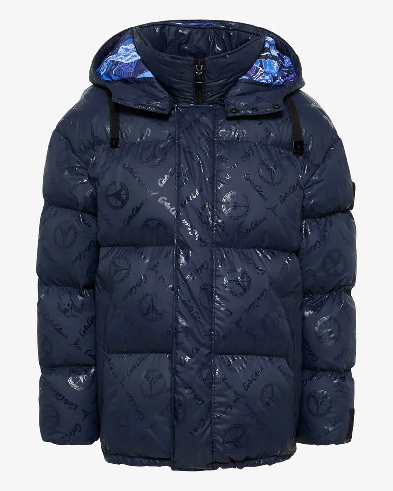 Carlo Colucci Winterjacke Blau