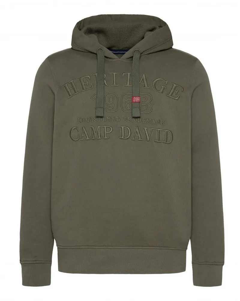 CAMP DAVID Kapuzenpullover Grün