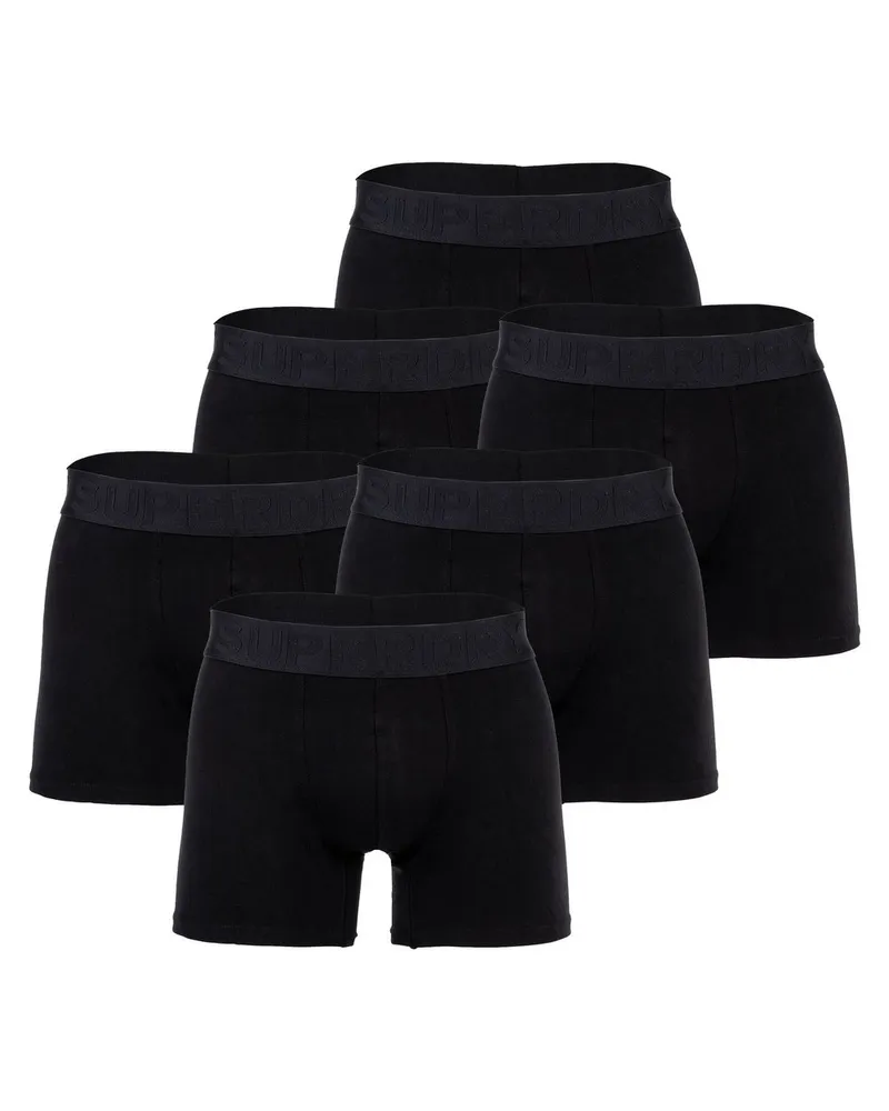 Superdry. Boxershort 6er Pack Schwarz