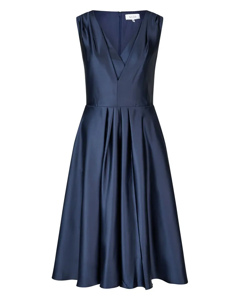 Kleo Abendkleid Abendkleid aus Satin Blau