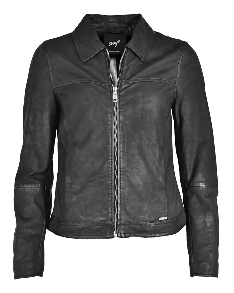 Maze Lederjacke Schwarz