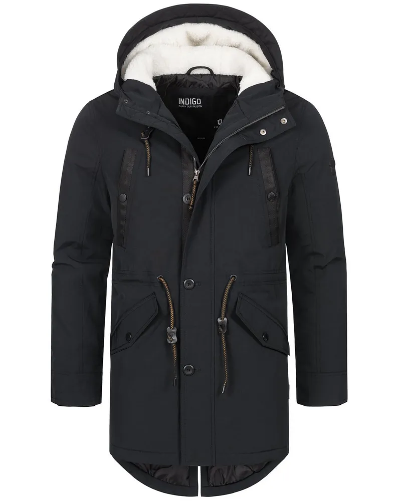 Indicode Parka Schwarz