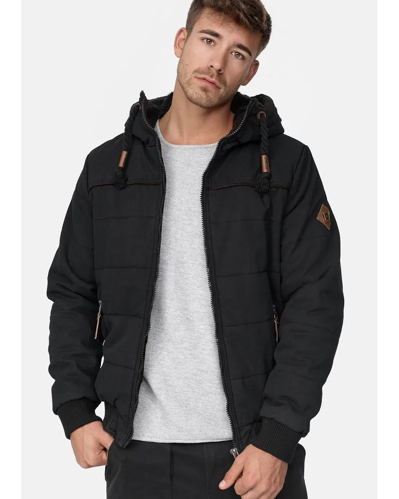 Indicode Winterjacke Schwarz