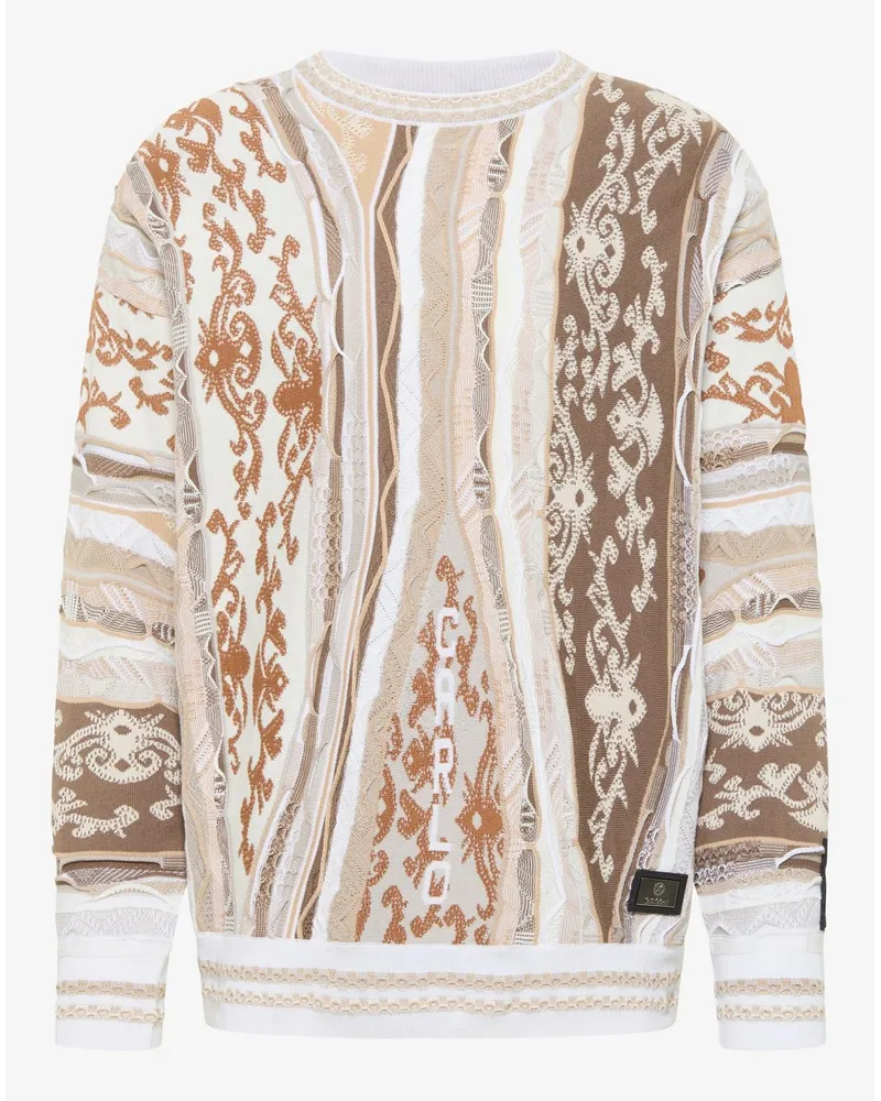 Carlo Colucci Strickpullover Beige