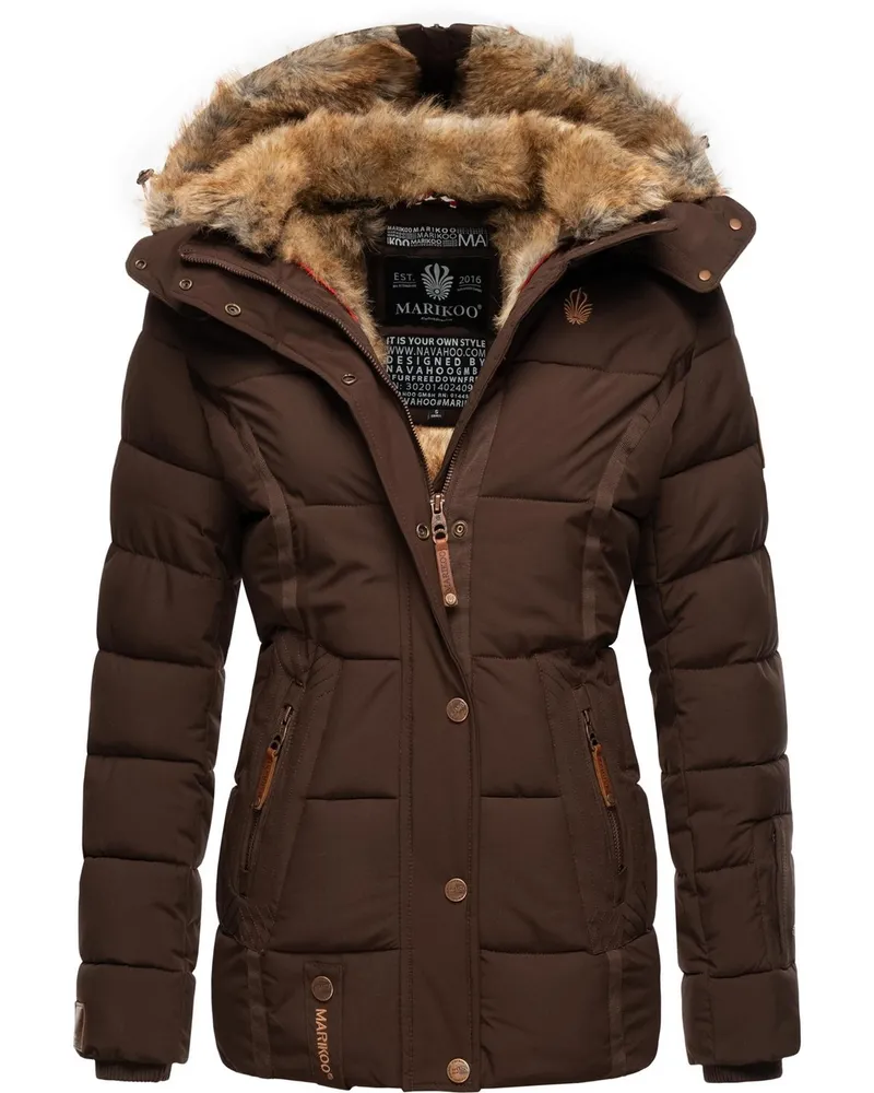 Marikoo Winterjacke Braun