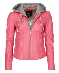 Maze Lederjacke Pink