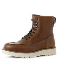 Tommy Hilfiger Boots aus Leder Braun