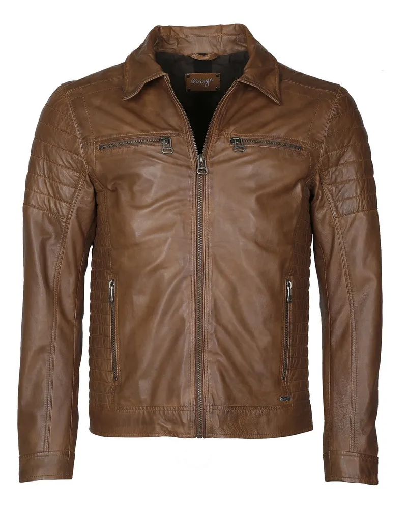 Maze Lederjacke Braun