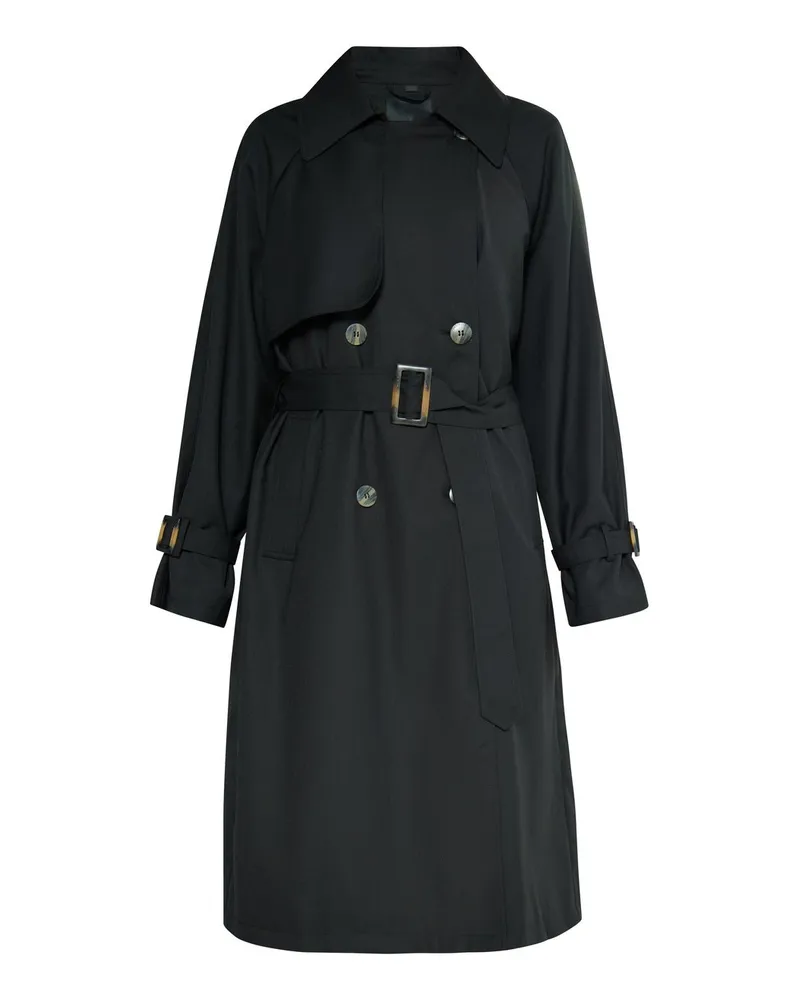 DreiMaster Trenchcoat Schwarz