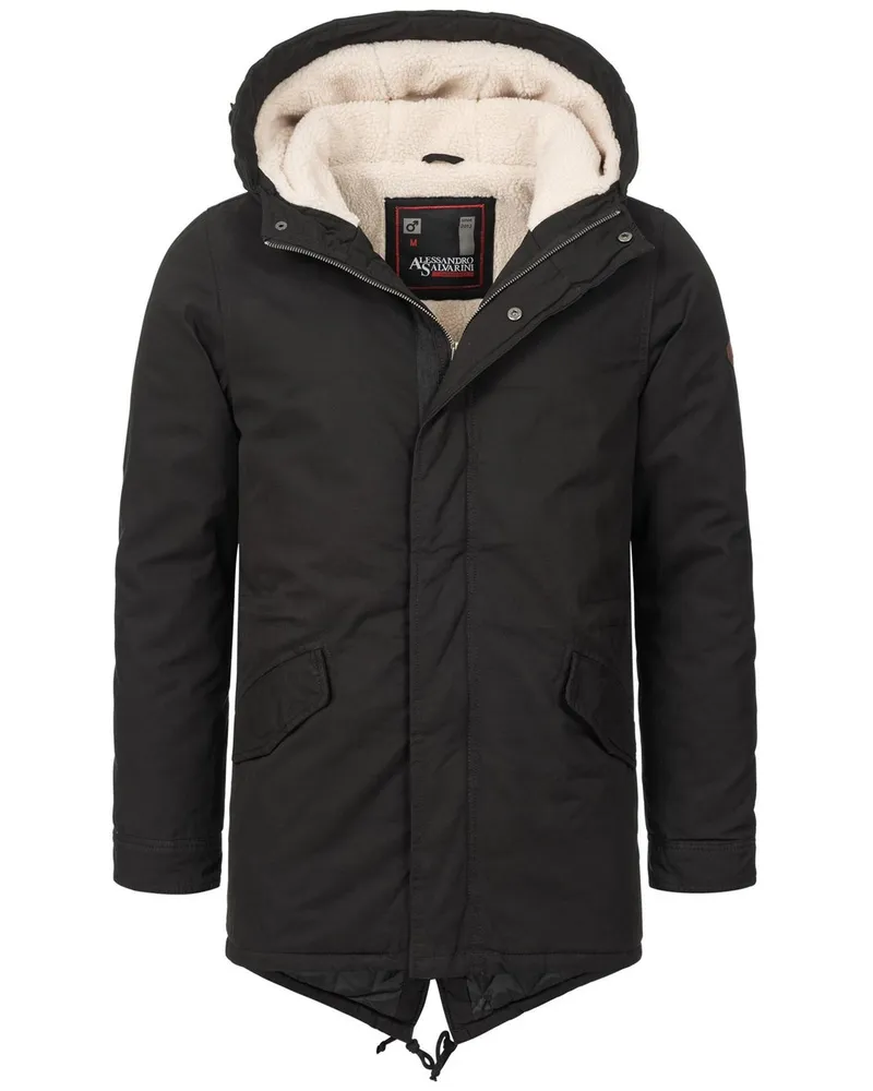 Alessandro Salvarini Winterjacke Schwarz