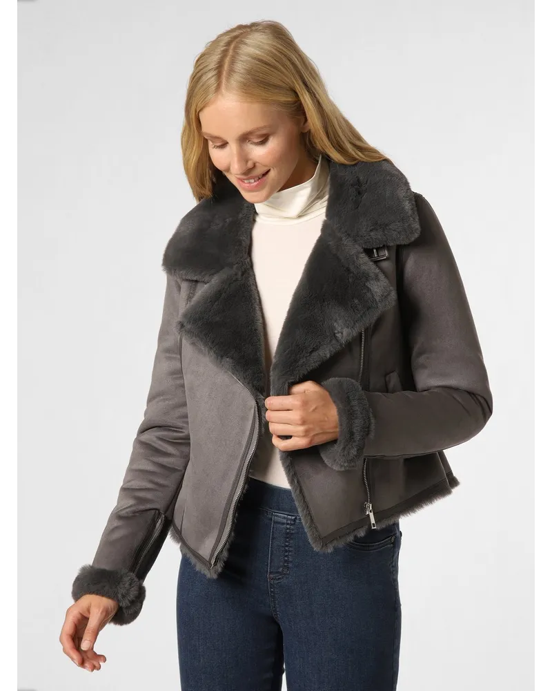 Marie Lund Jacke Grau