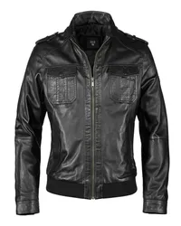 H.I.S Lederjacke Schwarz