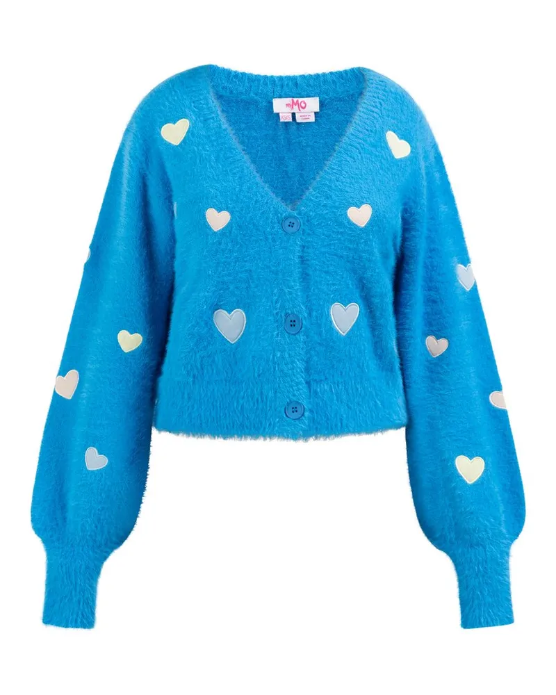 My Mo Strickjacke Blau