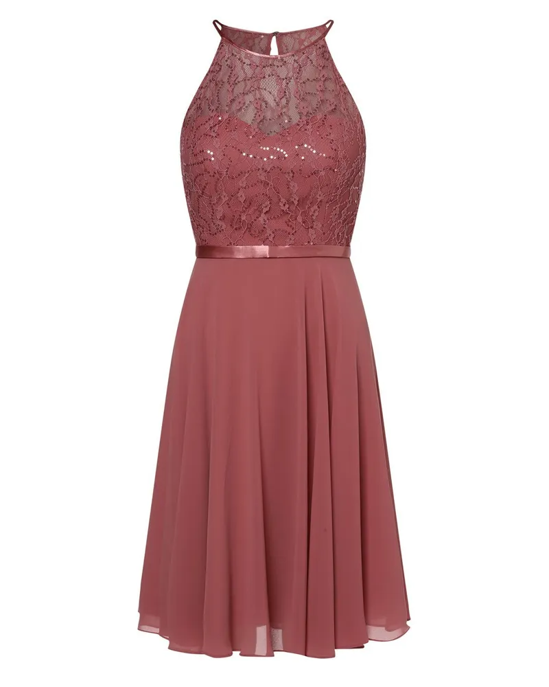 Marie Lund Abendkleid Rosa