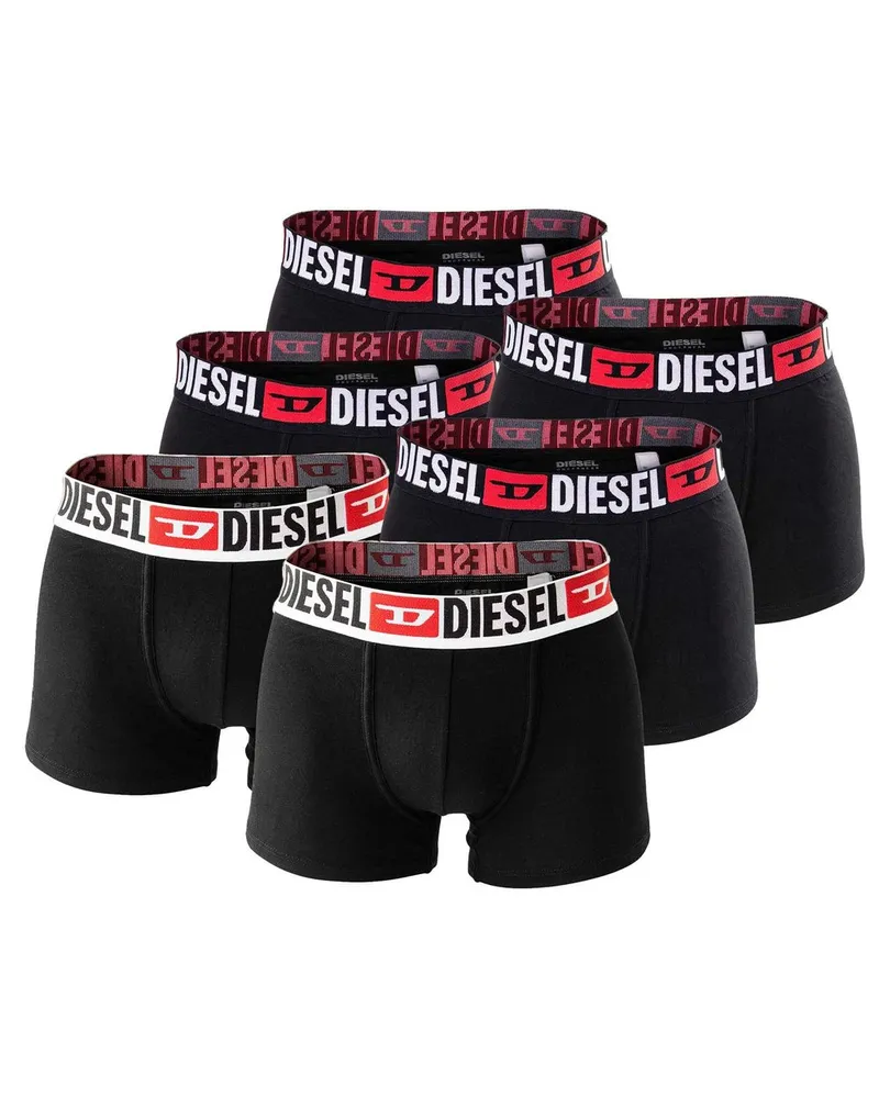 Diesel Boxershort 6er Pack Schwarz