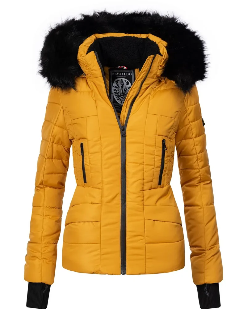 NAVAHOO Winterjacke Gelb