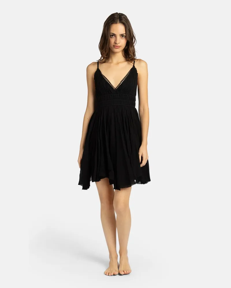 Free People Kleid Schwarz