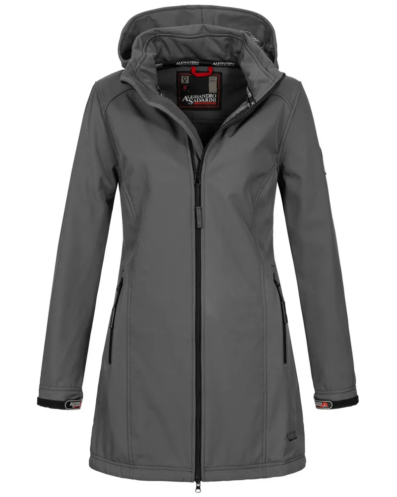 Alessandro Salvarini Softshelljacke Grau