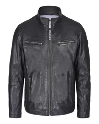 Bugatti Lederjacke Schwarz