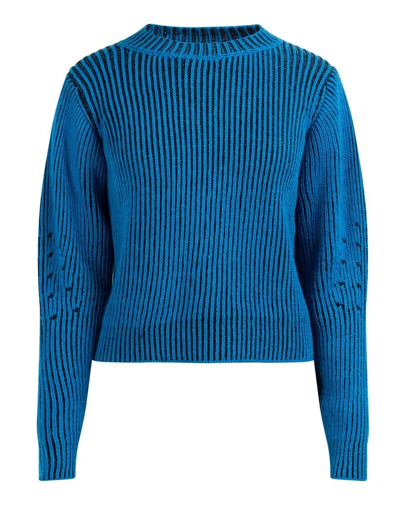 My Mo Strickpullover Blau