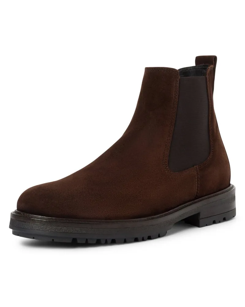 Marc O'Polo Chelsea Boots aus Leder Braun