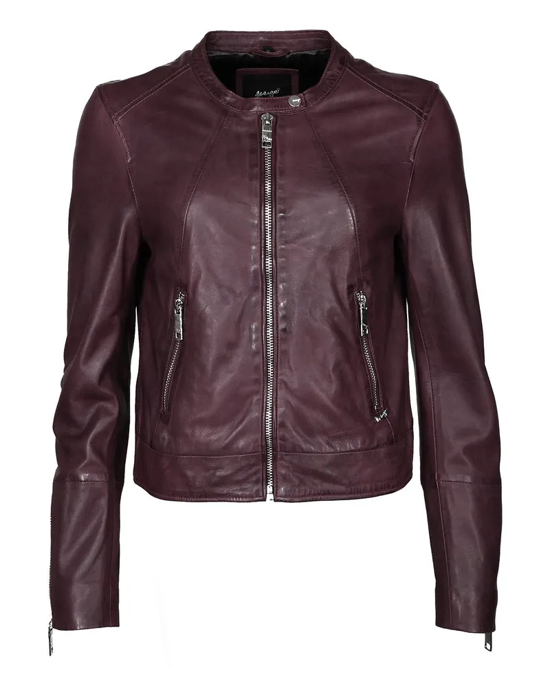 Maze Lederjacke Rot