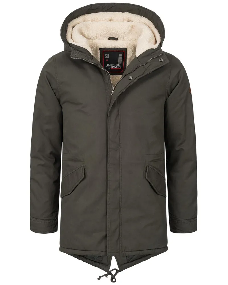 Alessandro Salvarini Winterjacke Grau