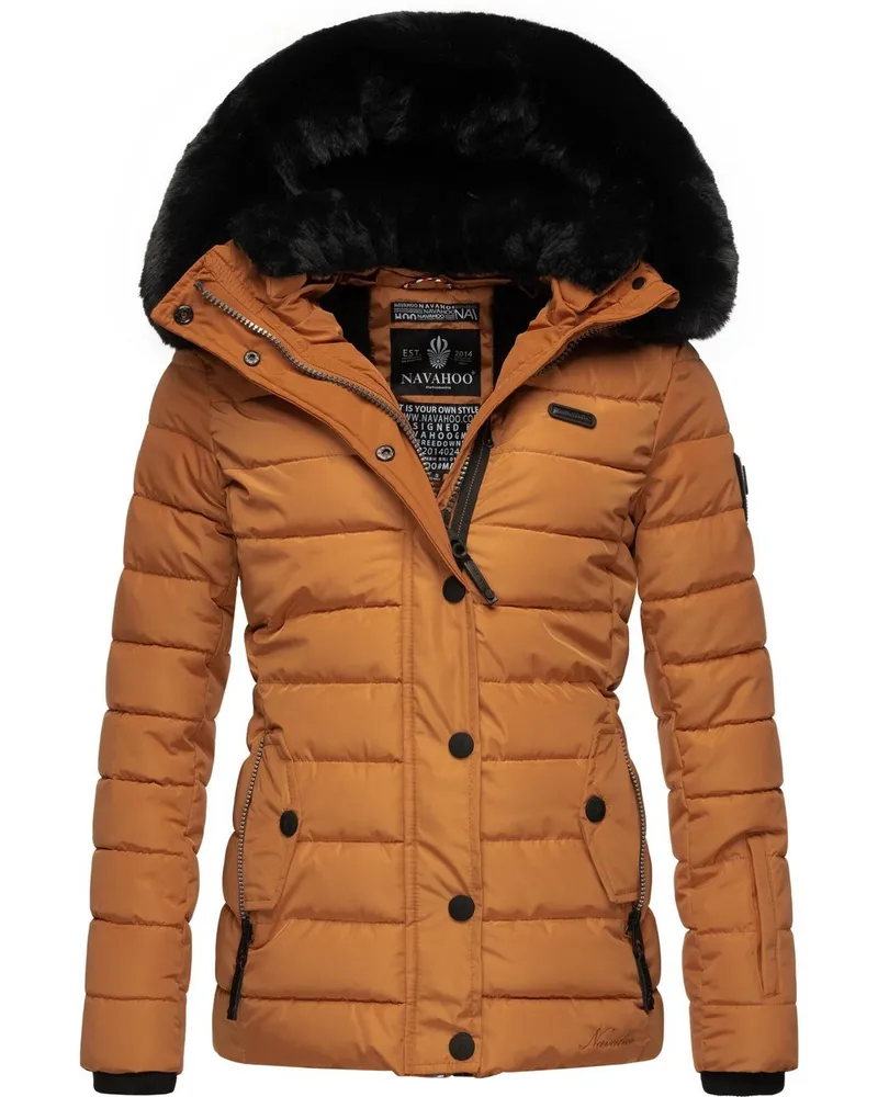 NAVAHOO Winterjacke Braun