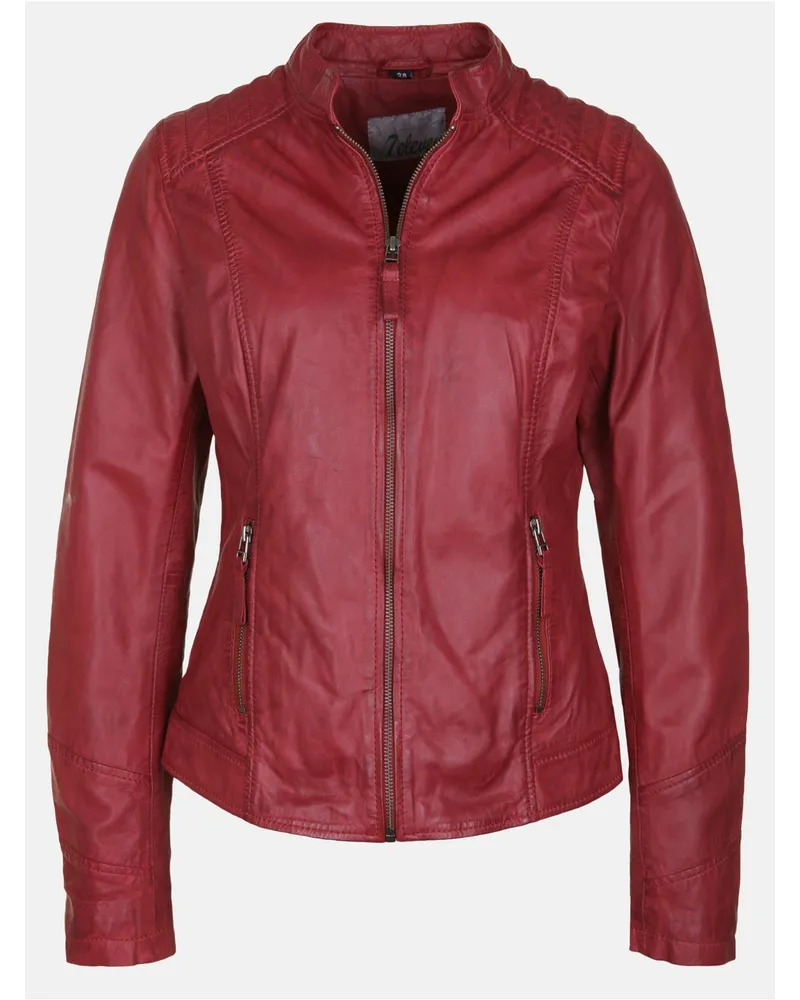 7 eleven Lederjacke Rot