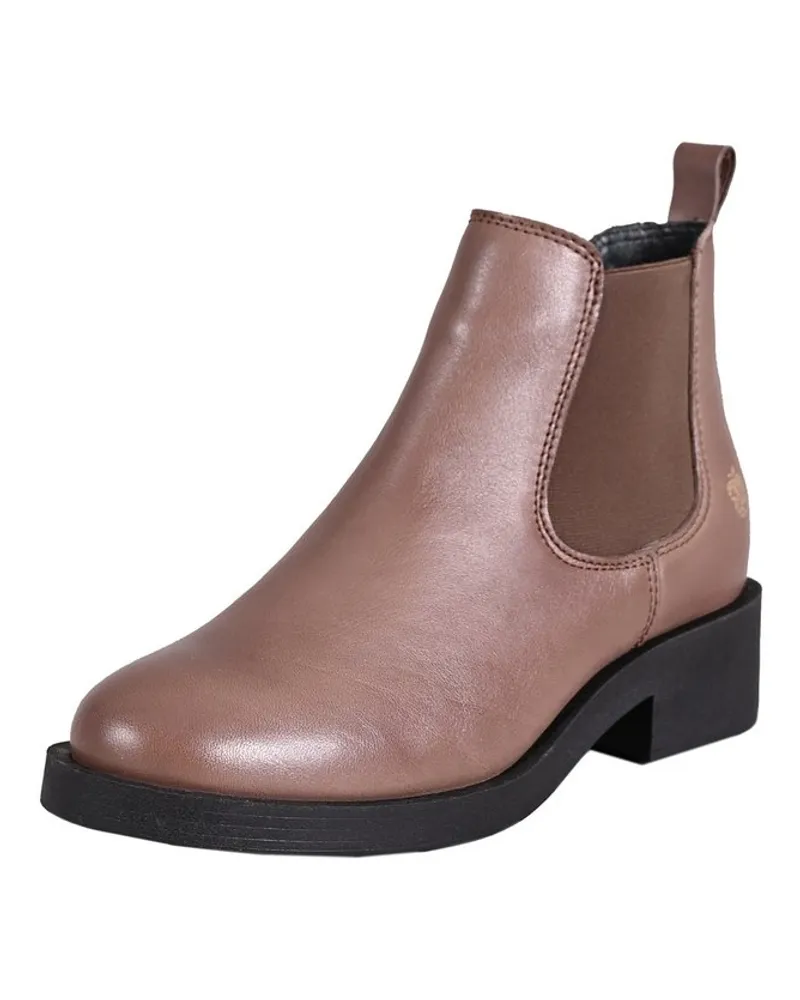 Apple of Eden Chelsea-Boots Beige