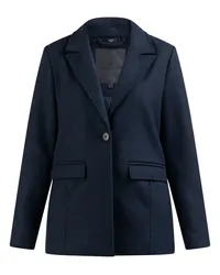 DreiMaster Langer Blazer aus Wollgemisch Blau