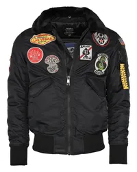 Topgun Bomberjacke Schwarz