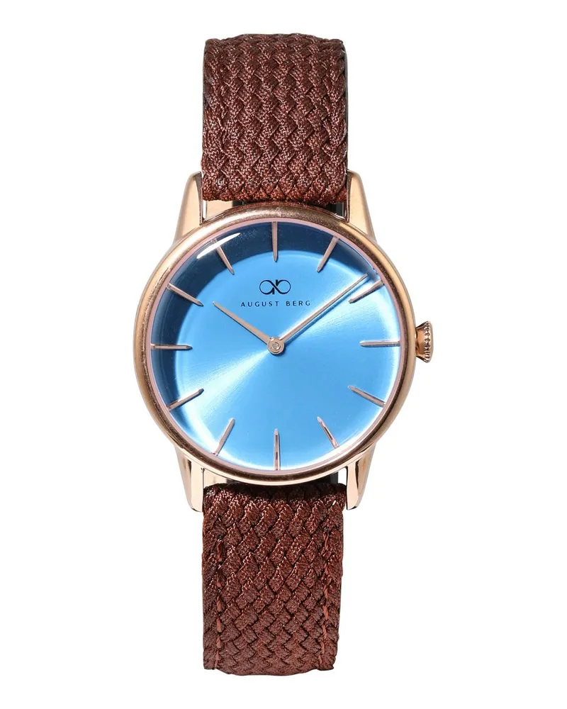 August Berg Armbanduhr Serenity Blau