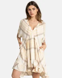 Free People Midikleid Beige