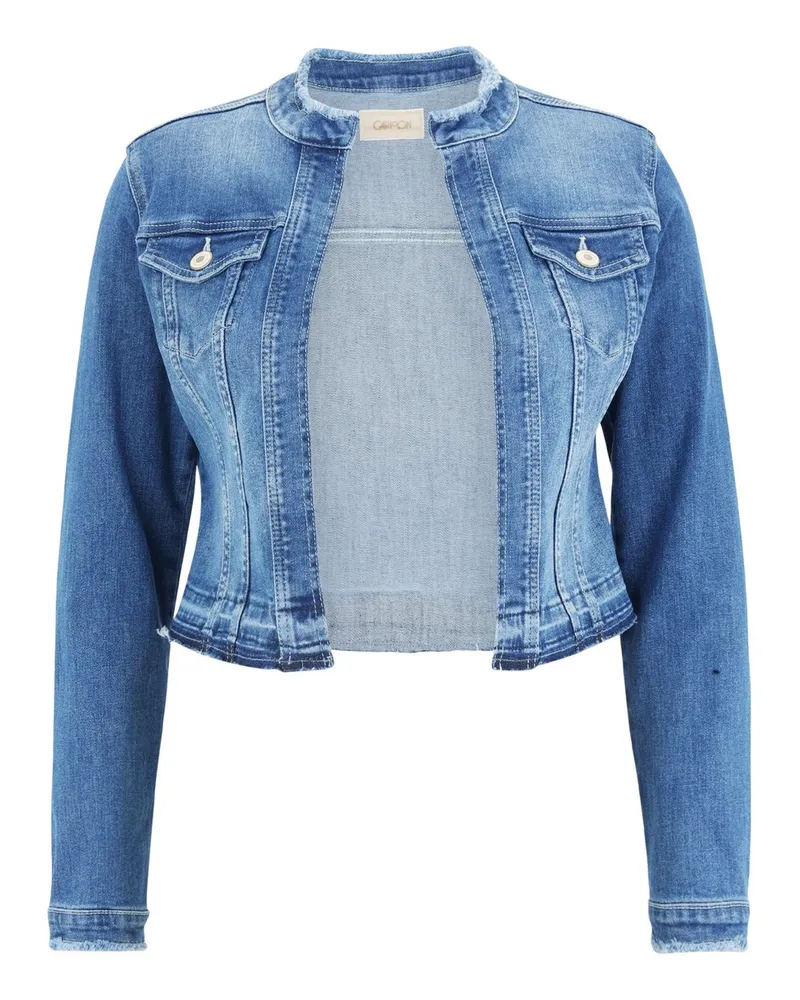 Cartoon Jeansjacke Blau