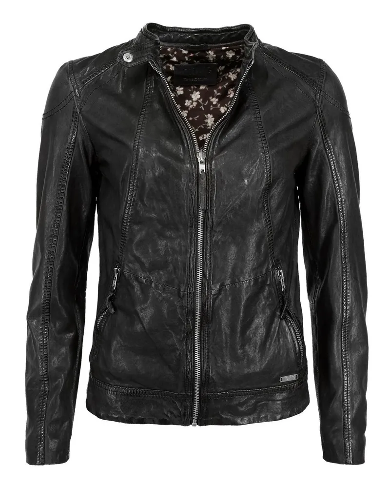 Mustang Lederjacke Schwarz