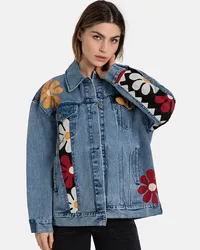 Free People Jeansjacke Blau