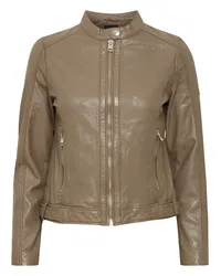 Oxmo Lederjacke Braun