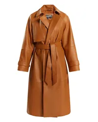 DreiMaster Trenchcoat aus Leder Braun