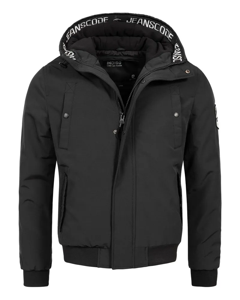 Indicode Winterjacke Schwarz