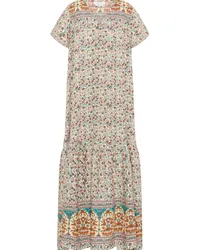 Usha Sommerkleid mit Blumenprint Beige